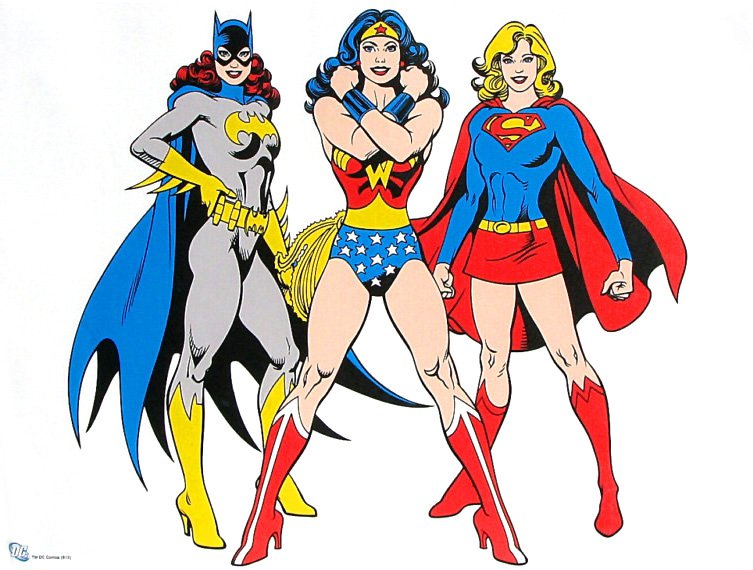 batgirl-wonderwoman-supergirl-dc-comics