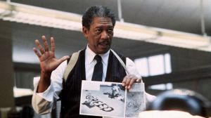 Morgan Freeman as Detective Somerset in Seven (dir. David Fincher, 1995)