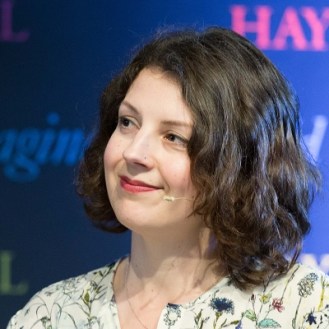 Emily Blewitt at the Hay Festival